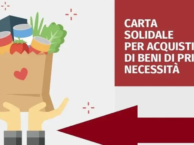 Carta Solidale per acquisti di beni di prima necessità: CHIARIMENTI