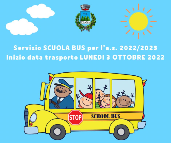 Avvio Servizio di Scuola Bus