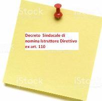 Procedura Selettiva per  Istruttore Direttivo ex art. 110 comma 1 del D.Lgs. n. 267/2000